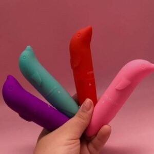 VIBRADOR PONTO G GOLFINHO TOQUE AVELUDADO - Imagem 2