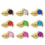 PLUG ANAL DOURADO DIVERSAS CORES - Imagem 2