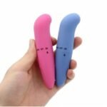 VIBRADOR PONTO G AVELUDADO DIVERSAS CORES - Imagem 2