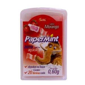 LÂMINA PAPER MINT MORANGO 20 LÂMINAS