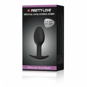PLUG ANAL EM SILICONE 8,5 CM 3,2 CM - Imagem 5