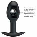 PLUG ANAL EM SILICONE 8,5 CM 3,2 CM - Imagem 2