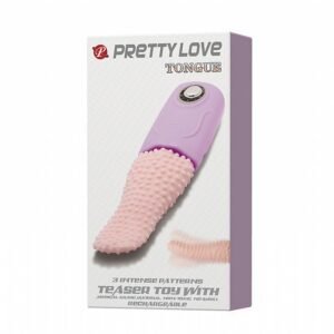 TONGUE MASSAGEADOR EM FORMATO DE LÍNGUA PRETTY LOVE