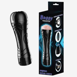 VAGINA MASTURBADOR LANTERNA COM VIBRAÇÃO CYBER SKIN