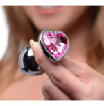 PLUG CROMADO CORAÇÃO DIVERSAS CORES