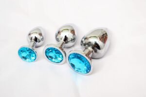 PLUG ANAL CROMADO DIVERSAS CORES - Imagem 3