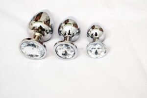 PLUG ANAL CROMADO DIVERSAS CORES - Imagem 7