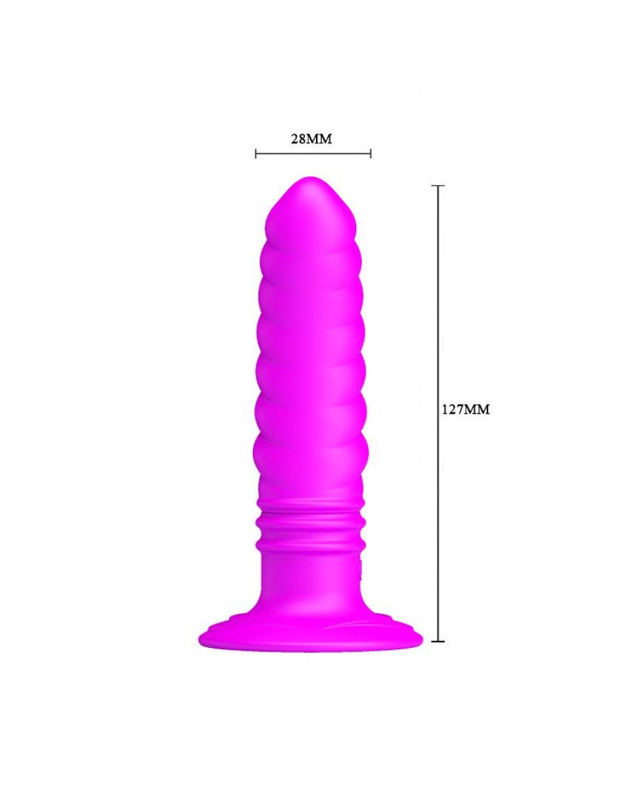 VIBRADOR PONTO G COM VENTOSA PRETTY LOVE - Imagem 3