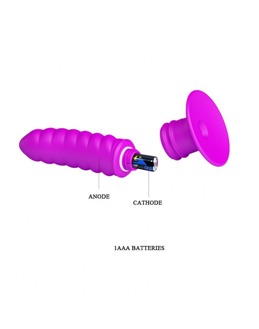 VIBRADOR PONTO G COM VENTOSA PRETTY LOVE - Imagem 4