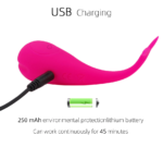 VIBRADOR VIA BLUETOOTH 10 NÍVEIS DE VIBRAÇÕES EM SILICONE RECARREGÁVEL AZUL - Imagem 9