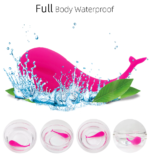 VIBRADOR VIA BLUETOOTH 10 NÍVEIS DE VIBRAÇÕES EM SILICONE RECARREGÁVEL AZUL - Imagem 8