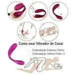 VIBRADOR FORMATO U ESTIMULAÇÃO PONTO G E CLÍTORIS PARA CASAL COM CONTROLE - Imagem 11