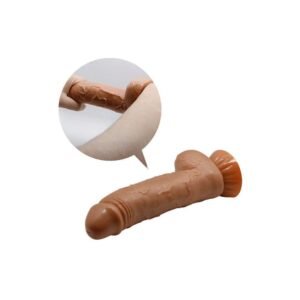 PRÓTESE REALÍSTICA 20 CM COM CAMADA DE DUPLA DENSIDADE COM VENTOSA - Imagem 2