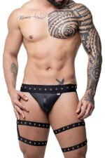 JOCKSTRAP CINTA LIGA PRETA COM ILHOS