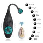 VIBRADOR BULLET SEM FIO COM CONTROLE REMOTO PRETO - Imagem 14