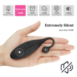 VIBRADOR BULLET SEM FIO COM CONTROLE REMOTO PRETO - Imagem 15