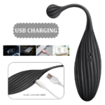 VIBRADOR BULLET SEM FIO COM CONTROLE REMOTO PRETO - Imagem 2