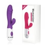 VIBRADOR PONTO G COM ESTIMULADOR CLITORIANO ROXO