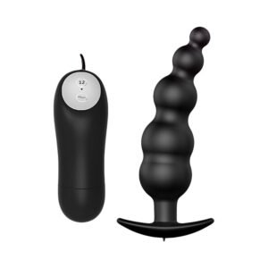 PLUG ANAL COM VIBRO ESCALONADO P/ PROSTATA 12 VIBRAÇÕES PRETTY LOVE - Imagem 2