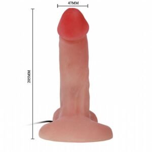 PÊNIS REALÍSTICO ROTATIVO EM CYBER SKIN COM VIBRAÇÃO - Imagem 2
