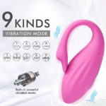 VIBRADOR EM SILICONE COM 9 TIPOS DE VIBRAÇÕES RECARREGÁVEL - Imagem 9