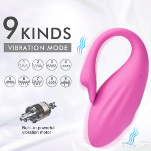 VIBRADOR EM SILICONE COM 9 TIPOS DE VIBRAÇÕES RECARREGÁVEL - Imagem 9