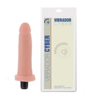 PRÓTESE CYBER SKIN COM VIBRO 15 x 3,3 CM - Imagem 2