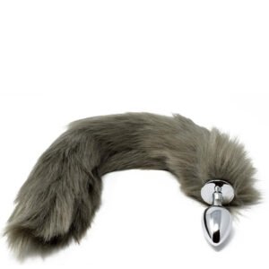 PLUG ANAL RAPOSA TAMANHO P GREY - Imagem 3