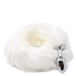 PLUG ANAL RAPOSA TAMANHO P BRANCO