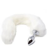 PLUG ANAL RAPOSA TAMANHO P BRANCO - Imagem 3