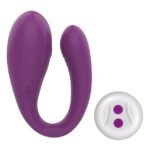 VIBRADOR FORMATO U ESTIMULAÇÃO PONTO G E CLÍTORIS PARA CASAL