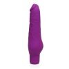 VIBRADOR AVELUDADO ROXO 19,5 X 3,5 CM
