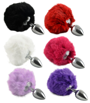 PLUG ANAL COELHO DIVERSAS CORES