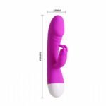VIBRADOR RABBIT RECARREGÁVEL WILL - PRETTY LOVE - Imagem 2