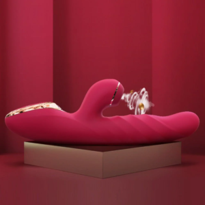 KISTOY A-KING MAX - VIBRADOR ROTATIVO COM FUNÇÃO VAI E VEM E SUGADOR CLITORIANO - VISOR LCD - Imagem 3