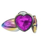 PLUG ANAL CORAÇÃO COLORIDO DIVERSAS CORES E TAMANHOS - Imagem 4