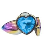 PLUG ANAL CORAÇÃO COLORIDO DIVERSAS CORES E TAMANHOS - Imagem 5