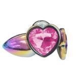 PLUG ANAL CORAÇÃO COLORIDO DIVERSAS CORES E TAMANHOS - Imagem 9