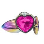 PLUG ANAL CORAÇÃO COLORIDO DIVERSAS CORES E TAMANHOS - Imagem 10