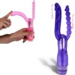 VIBRADOR EM SILICONE DUPLO - Imagem 2