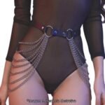 HARNESS CINTO EM CORRENTES PARA CINTURA