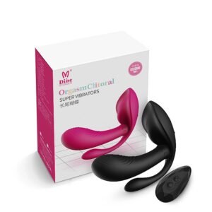 VIBRADOR PONTO COM PLUG ANAL E CONTROLE REMOTO