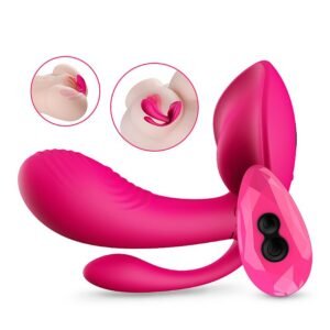 VIBRADOR PONTO COM PLUG ANAL E CONTROLE REMOTO - Imagem 2
