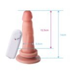 PRÓTESE REALÍSTICA COM VIBRO E VENTOSA 13,5 X 3,5  CM - Imagem 2