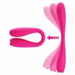 VIBRADOR EM U FLEXÍVEL YEDDA RECARREGÁVEL