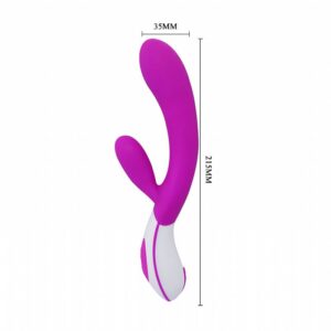 VIBRADOR PONTO G E CLÍTORIS COLBY PRETTY LOVE RECARREGÁVEL - Imagem 2