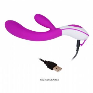 VIBRADOR PONTO G E CLÍTORIS COLBY PRETTY LOVE RECARREGÁVEL - Imagem 3