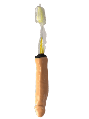 ESCOVA DE DENTE ERÓTICA UTENSÍLIO DE BRINCADEIRA - Imagem 3
