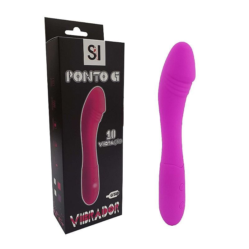 VIBRADOR PONTO G EM SILICONE RECARREGÁVEL