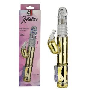VIBRADOR ROTATIVO VAI E VEM EM SILICONE ULTRA POTENTE